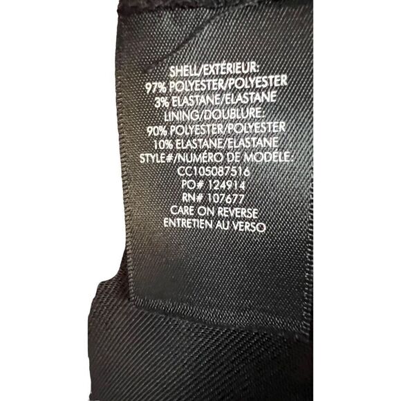 Alice + Olivia Tank Dress Women's Size 8 Black Polyester Sleeveless Round Neck - Picture 6 of 7